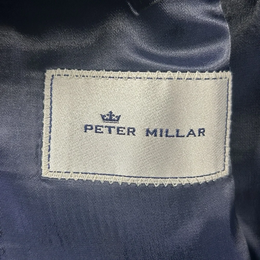 Peter Millar Mens 50R‎ Blue Wool Blazer Sport Coat 2 Button Canada